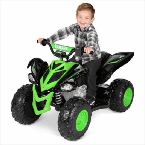 Open Box Yamaha EC-1708 Raptor ATV 12-Volt Battery-Powered Ride-On