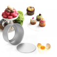 thumbnail image 6 of Prettyui Aluminum Cake Mold Round Mini Cake Pan Removable Non Stick Bottom Pudding Mold DIY Baking Tools Metal Cake Baking Molds, 6 of 6