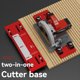 thumbnail image 5 of Base para Máquina de Corte 2 en 1, Sin Perforaciones, Placa Inferior de Posicionamiento Engrosada Ajustable, Herramienta de Carpintero, 5 of 6