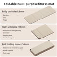 thumbnail image 3 of Foldable Yoga Mat Extra Thick 0.32 Inches - Sgs Certified Poe Material Exercise  Non-slip Design Fitness Mats Multi-purpose Workout For Studio Or Home Use, 3 of 7