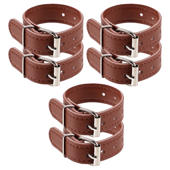 BESTOYARD 3 Pairs of Convenient Bike Basket Belt Brown for Cyclists