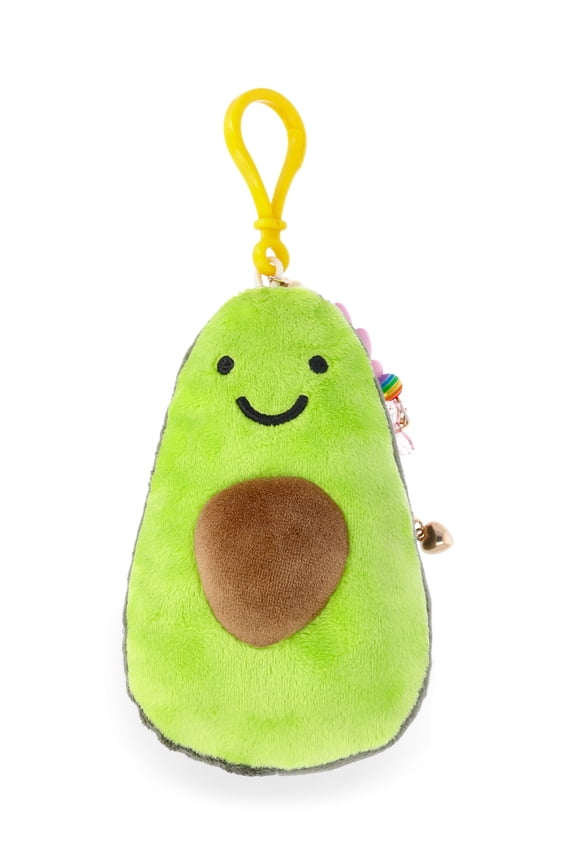 Avocado Plush Keychain, Green
