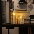 thumbnail image 5 of Rhytsing Silver Reindeer Design Glass Battery Operated Led Candles With Timer for Christmas, 5 of 6