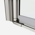 thumbnail image 4 of JimsMaison 34-35.4 in. W x 72 in. H Frameless Bifold Shower Door with 1/4" (6mm) Tempered Glass, Chrome, 4 of 10