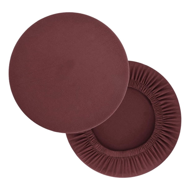 Injueey 2 unids/set Premium cubiertas para taburetes de Bar redondas y extensibles para aplicaciones amplias fáciles de instalar Decoración del hogar