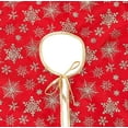 thumbnail image 4 of Organza Christmas Tree Skirt With Gold Snowflakes, 4 of 6