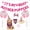 pink, variant on Dog Birthday Party Supplies Set, Puppy Birthday Decorations with Balloons, Banner, Bandana, Party Hat, Bow Tie, Dog Birthday Outfit for Small Medium Dogs Pet Birthday Celebration