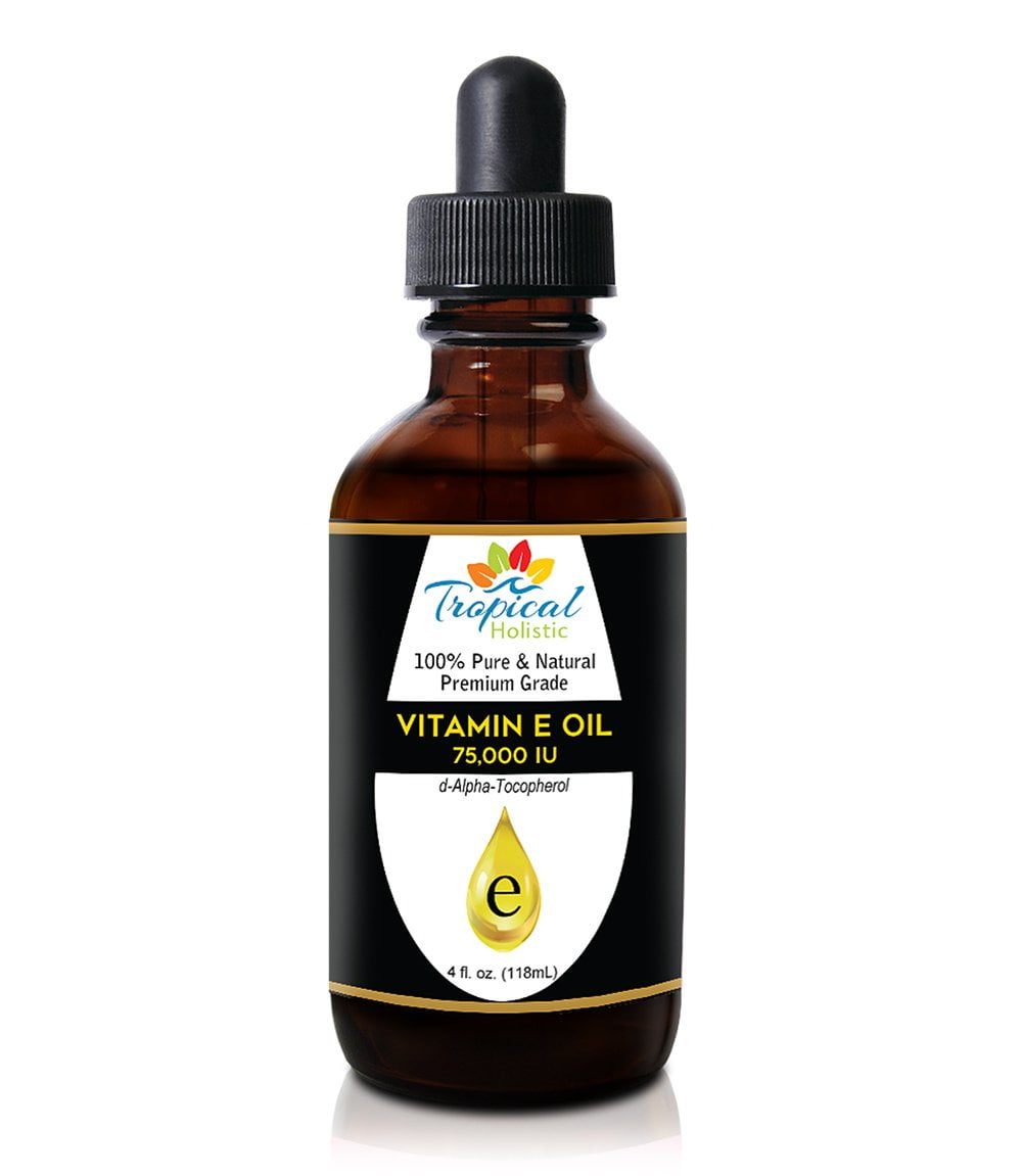 100 Pure & Natural Vitamin E Oil 4 oz 75,000IU