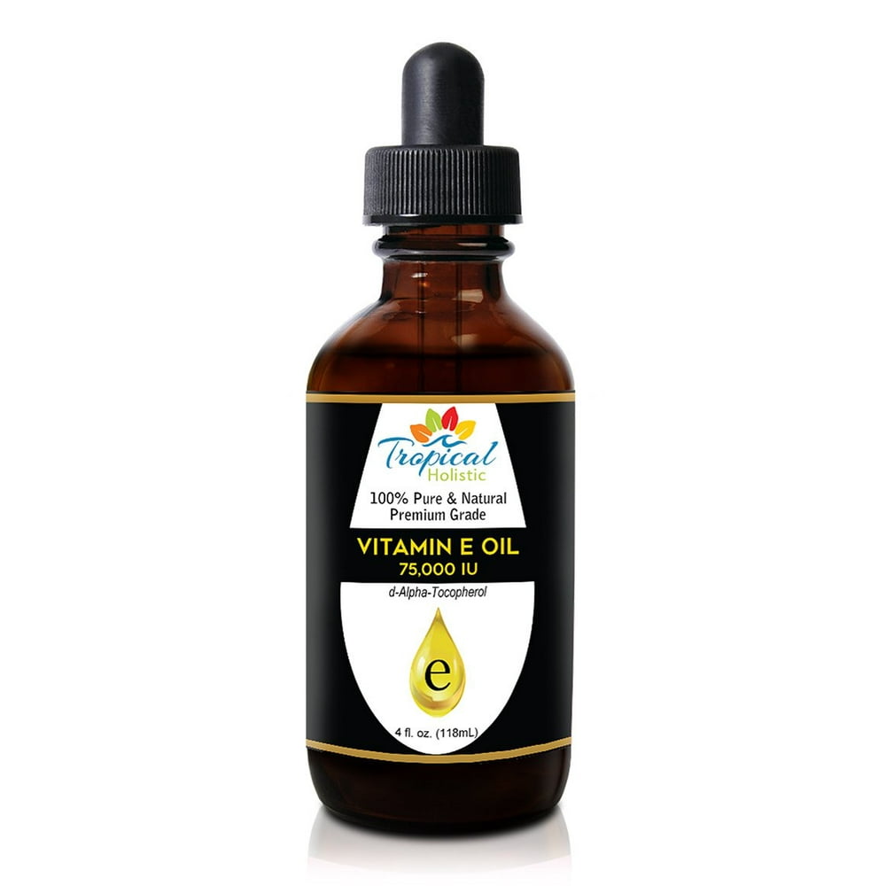 100 Pure & Natural Vitamin E Oil 4 oz 75,000IU