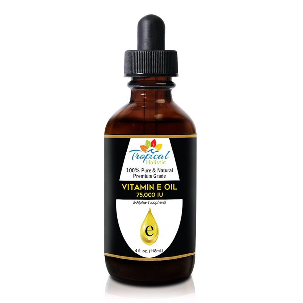 100 Pure & Natural Vitamin E Oil 4 oz 75,000IU