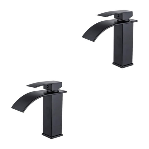 Grifo negro Advancent para lavabo de baño Acero inoxidable multifuncional