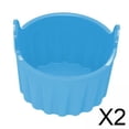 thumbnail image 1 of 2 Moldes De Silicona Para Hornear Muffins Y Magdalenas, Revestimiento De Silicona Para Freidora De Aire Para Horno De Cocción Azul, 1 of 10