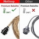 thumbnail image 4 of Hemp Rope Chandelier 4.5m Cable, E27 Socket Switch With Light Bulb Wire, For Diy Lamp Pendant Light Industrial Pendant Light Chandelier Vintage Electr, 4 of 5