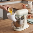 thumbnail image 3 of Flour Funnel for Kitchen Aid Mixer ：Stand Mixer Attachment for KitchenAid Artisan KSM150 – Mess-Free Pouring for Flour & Egg Liquid, Ideal for Home Bakers, 3 of 5