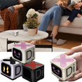 thumbnail image 3 of Bluetooth Speaker with Touch Screen, 360°Surround Sound Quality, Mini Smart AI Wireless Bluetooth Speakers, Hands-Free Call Stereo Sound for Office, Party, Camping(White), 3 of 10