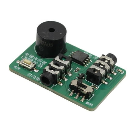 CW Trainer And Automatic Keyer Development Kit Handheld Key Oscillator With Manual And Automatic Keying Battery Powered Portable for MORSE Code Practice Board For Ham Radio Operators