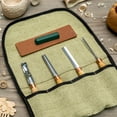 thumbnail image 4 of BeaverCraft Wood Carving Gouges Chisels Kit SC01 - Wood Spoon Carving Chisel Set - Whittling Tools Includes Radial Gouges, Flat Chisel, Bent Gouge, Leather Strop & Rolling Pouch, 4 of 9