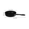 thumbnail image 2 of VERDANVERSE Mini Saucepan Non Stick Skillet Round Black Easy To Clean For Travel Use 1Set, 2 of 8