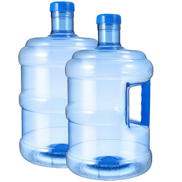 BRIGHTFUFU Contenedor de agua para acampar, tanque de agua para conducir, botella de agua grande para senderismo, almacenamiento de agua, 2 uds.