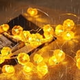 thumbnail image 2 of Halloween Decorations Spider Lights  Waterproof 10ft 30 LED Battery Powered Led String Lights for Halloween Decor, 2 of 5