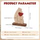 thumbnail image 2 of Adorno de oso de madera personalizado: escultura de oso personalizada con 2 a 6 nombres de familia, regalo de decoración del hogar para mamá, abuela, papá (3 nombres), 2 of 7