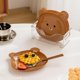 thumbnail image 4 of Juego de plato reutilizable para fruta, Base con orificio de drenaje, plato decorativo de plástico para aperitivos y residuos de huesos delicados para uso diario, 1 Juego, 4 of 5