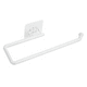 thumbnail image 4 of Soporte de almacenamiento de papel de cocina Bewildely Estante organizador autoadhesivo plástico Blanco, 4 of 6