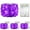 Purple, variant on Yalin 4 Pack Battery Operated Dewdrop Led Lights,Mini Fairy Lights With Timer Function,For Home Parties Christmas/Halloween Holiday Decoration,6 Hours on/18 Hours Off ,30 LEDs,10 Feet (Purple)