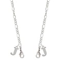 thumbnail image 1 of Silvertone Large Initial - J - Silvertone Face Mask Necklace, 1 of 2