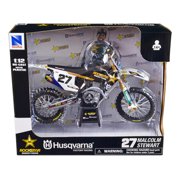 Husqvarna FC450 Motorcycle #27 Malcolm Stewart Rockstar Energy Drink 1/12 Diecast Model by New Ray