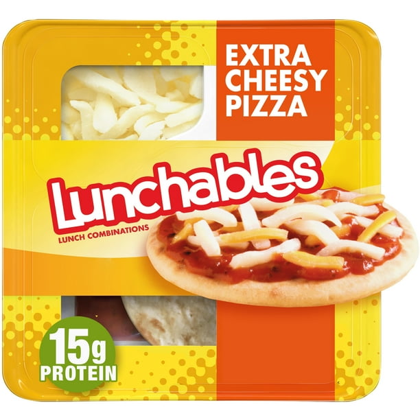 Lunchables Pizza Extra Cheesy Lunch Combinations, 4.2 Oz Package 