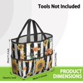 thumbnail image 3 of SunFlowers Garden Tools Bag, Water-proof Oxford Garden Tote Home Organizer Gardening Tool Bag Kit Holder with 8 Pockets for Indoor and Outdoor Gardening(Tools Not Included), 3 of 6