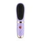 thumbnail image 2 of Cepillo alisador de pelo USB, cepillo alisador, antiescaldaduras, calentamiento rápido, peine caliente portátil, Mini plancha alisadora para mujeres púrpura, 2 of 8