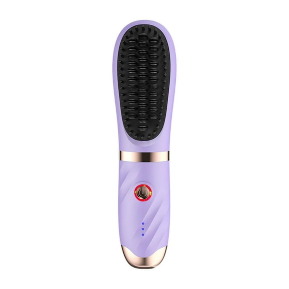 STARTIST Hair Straightener Hot Comb with 3 Adjustable Temperatures Setting Mini Straightening Iron Straightening Brush for Salon Women