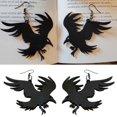 thumbnail image 2 of Osdhezcn Gothic Crow Earrings Simple Earrings Ear Jewelry Drop Earring Acrylic Material, 2 of 9