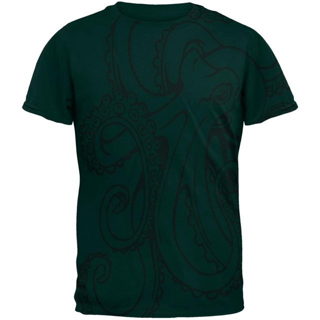 Octopus Outline Mens T Shirt