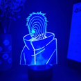 thumbnail image 4 of Lámparas Led 3d Uchiha Obito Figura 3d Lámpara de Noche Visual Sensor Táctil Led Otaku Luces Resplandecientes Lámparas de Anime para Dormitorio Escritorio Art Deco Luz Sala de Juegos Decoración Feliz Sencillez, 4 of 5