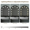 thumbnail image 6 of Vanity Set With Lights Vanity Table With Mirror Vanity Desk With Drawers Modern Vanity Desk Chair Set With Mirror Light Fashionable Makeup Table With Glass Top Multi Drawers For, 6 of 10
