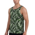 thumbnail image 2 of Haiem Tropical Palm Leaves1 Men Workout Tank Top Gym Bodybuilding Sleeveless Muscle T Shirts Athletic Tank Breathable Workout Shirt-X-Large, 2 of 9