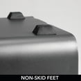 thumbnail image 4 of mDesign Metal Bread Box Bin with Hinged Lid - for Kitchen Countertop, Island and Pantry - Large Capacity Storage, Vintage-Inspired Design - Multi-Purpose Storage Container for Home - Charcoal Gray, 4 of 8