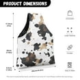 thumbnail image 7 of KUIFORTI Cow Print Knitting Yarn Bag Tote Crochet Accessories Crochet Bag Organizer for Women Girls Yarn Bags for Crocheting on The Go, Small Size, 7 of 7