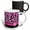 Multicolor, variant on 3drose, Personalized Initial K Monogrammed Hot Pink and Black Leopard Pattern Animal Print - Personal Letter, 11oz Two-tone Yellow Mug