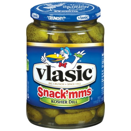 (2 Pack) Vlasic: Snack'mms Classic Dill Taste Kosher Dill, 24 Fl
