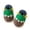 Coffee, variant on Gyujnb Kids Full Heel Cover on Slippers Cartoon Dinosaur Fuzzy Plush Upper Thick Lined Non Soft Sole Warm Winter Indoor Unisex Cozy Household Footwear,8-9 Years