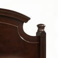 thumbnail image 5 of Queen Bed with Real Wood Veneers|4 Post Hand Carved Posts, 5 of 5