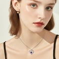 thumbnail image 5 of HongHeng Necklaces for Women Birthstone Heart Necklace Jewelry for Wife Girlfriend Woman Necklace Mother's Day Gift, 5 of 6
