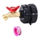 thumbnail image 1 of Adaptador de manguera para contenedor IBC de 1000 l, versátil, con grifo de latón, fácil de usar. 4 piezas, 1 of 9