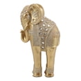 thumbnail image 5 of Feng Shui Royal Gold Ornate Resting Elephant Statue With Crystals And Glitters, 5 of 6