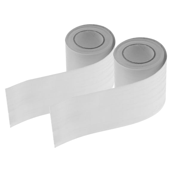 Masteelf 2 Rolls Wood Grain Peel and Stick Skirting Board Trim Self-Adhesive Baseboard Sticker for Bedroom Balcony Hallway and Corridor
