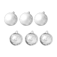 thumbnail image 3 of Billuyoard Paquete de 6 bolas de decoración colgantes de Navidad, colgantes de árbol de Navidad, adornos para ceremonia, decoraciones para fiestas, Kits de decoración para fiestas No.02 Billuyoard HA009800-02B, 3 of 6